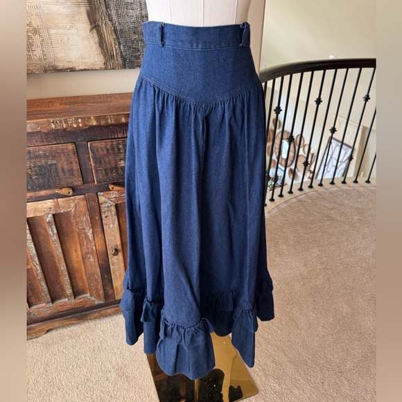 Wrangler Dresses & Skirts - Wrangler Dark Blue Denim Maxi Skirt